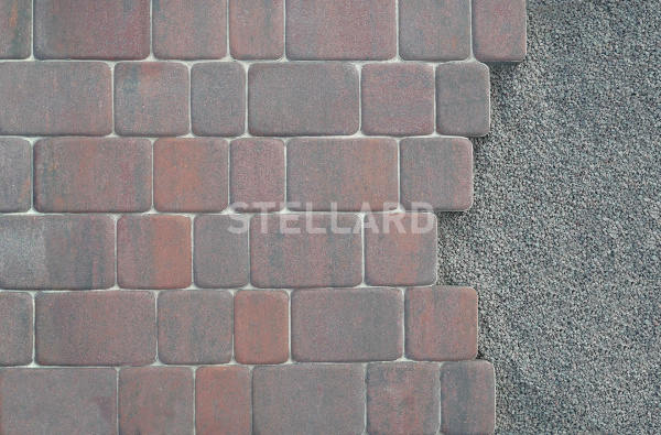 Тротуарная плитка Stellard Старый город Колор микс Браун 40