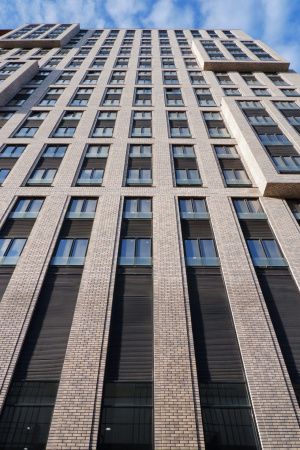 Облицовочный кирпич Recke Одинарный 1НФ Glanz Баварская кладка Темно-коричневый глянец гладкий 1-48-01-2-12