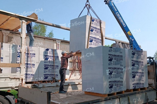 Газосиликатные блоки Могилевский КСИ D700 600х100х200 перегородочные